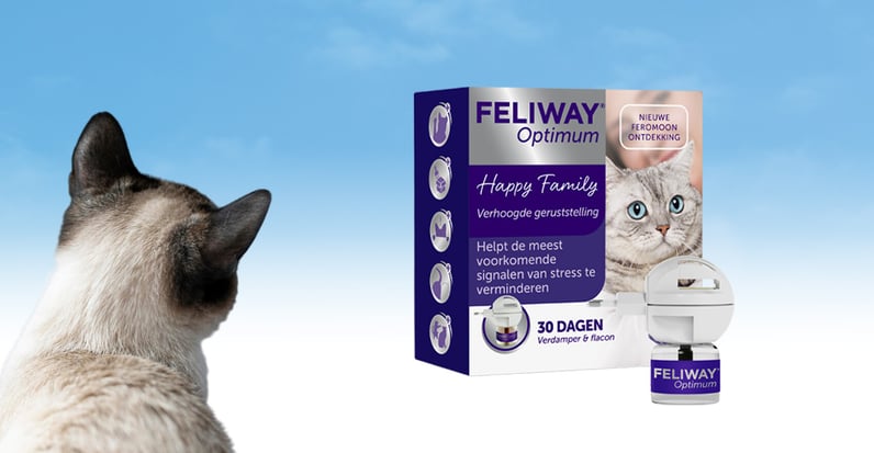 Welke FELIWAY verdamper moet ik gebruiken? > info FELIWAY Optimum