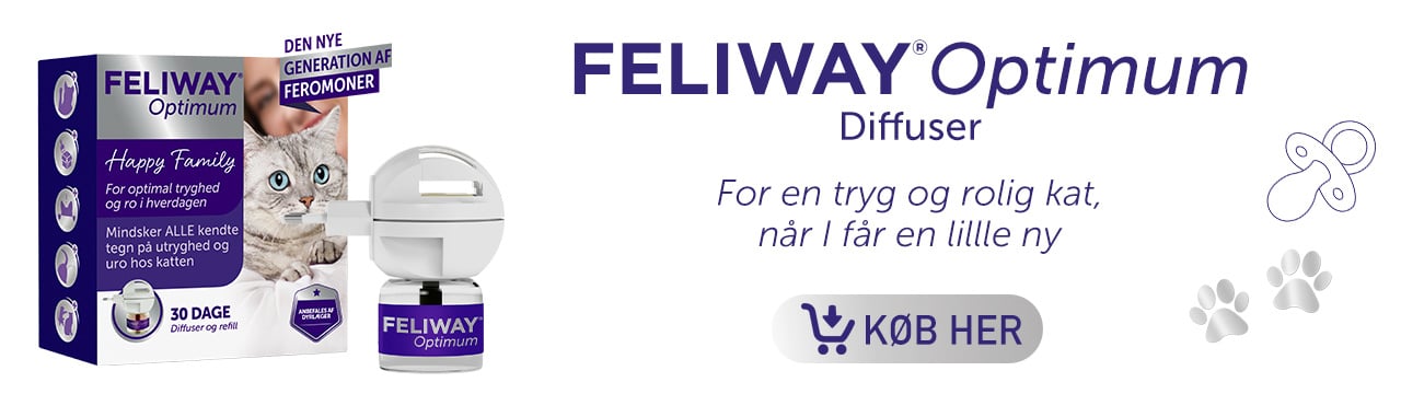 FELIWAY Optimum Diffuser - for en tryg og rolig kat, når I får en lille ny