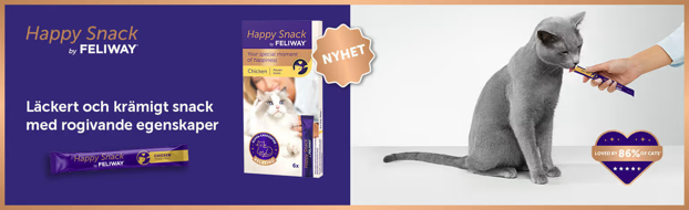 Happy Snack by FELIWAY Krämigt kattsnack med rogivande egenskaper