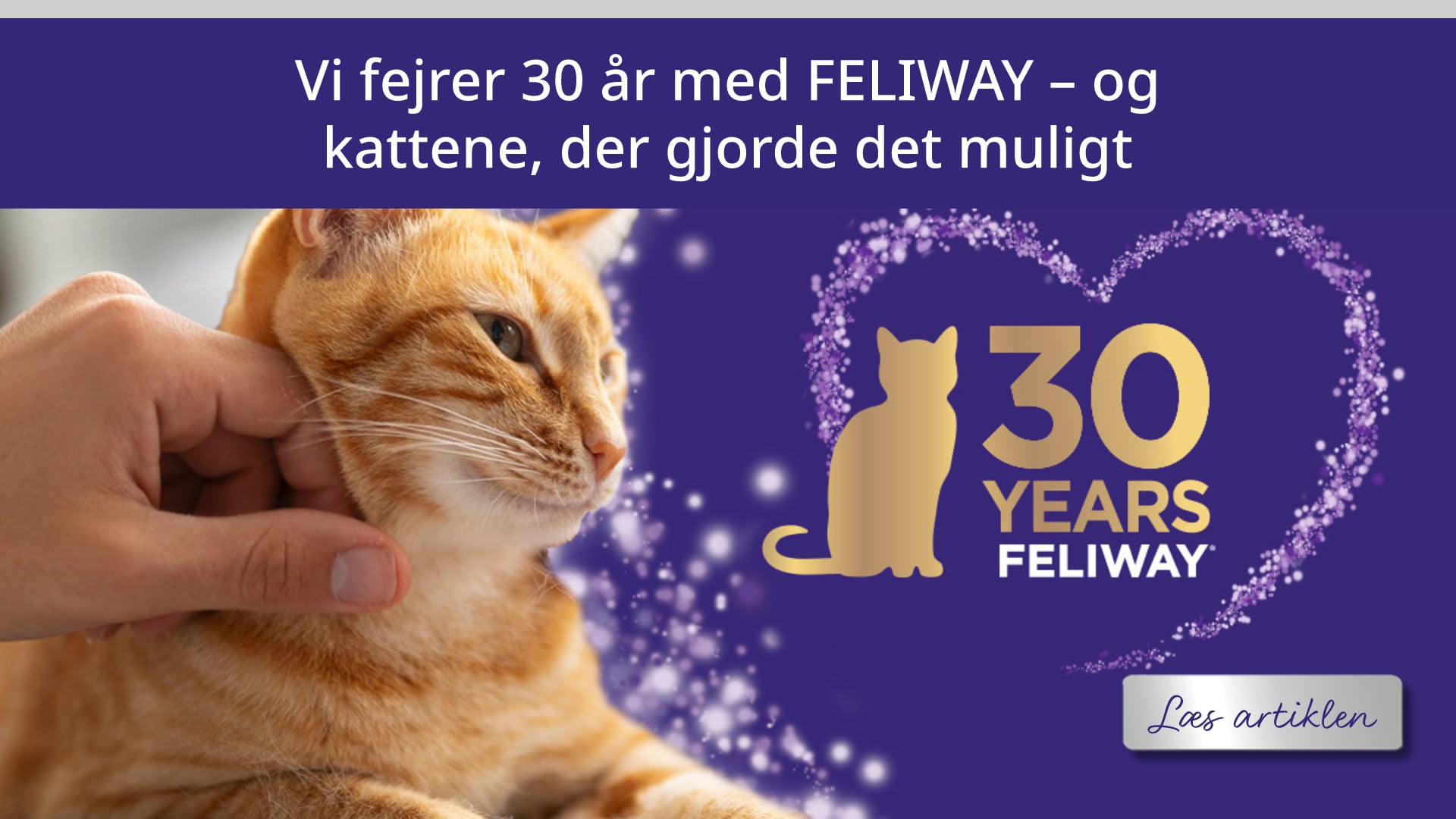 Feliway fejrer 30 år 